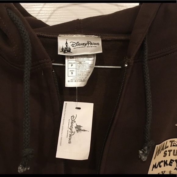 MICKEY MOUSE SWEATSHIRT WALT DISNEY HOODIE Womens size Small - Picture 8 of 15